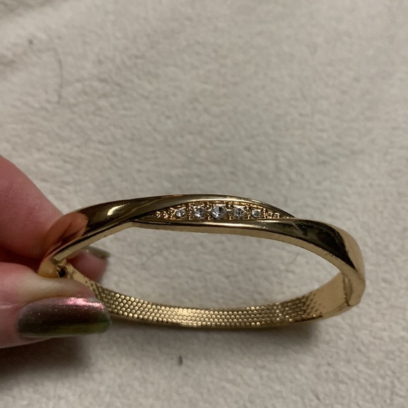 Gold cz bracelet - Picture 3 of 7